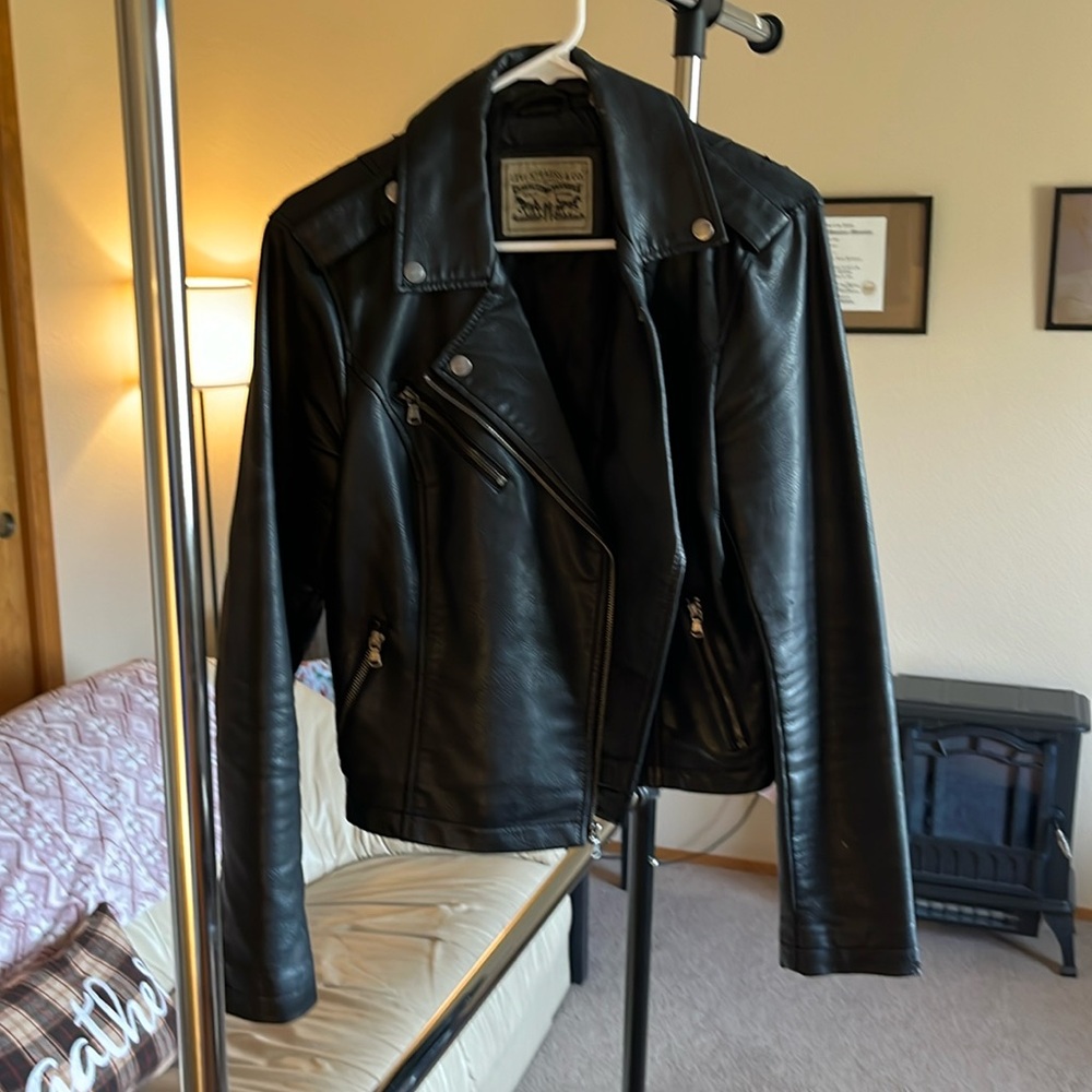 Women’s Faux Leather Moto Jacket
